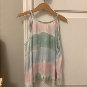 Girls tie dye tank top